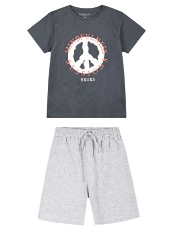 σετ με τύπωμα για αγόρι - μελανζε 13-225015-0  σε προσφορά