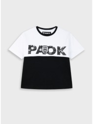oversized t-shirt paok fc - λευκό 401-110-5