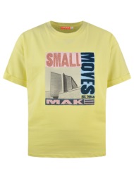 μπλούζα τύπωμα small moves - λεμονι 13-223040-5 - 13-223040-5-16-etwn-lemoni