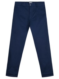 ελαστικό, βαμβακερό, μονόχρωμο παντελόνι με τσέπες για αγόρι.boutique collection - μαρεν 43-123070-2