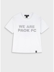 t-shirt paok fc - λευκό 400-010-5-5