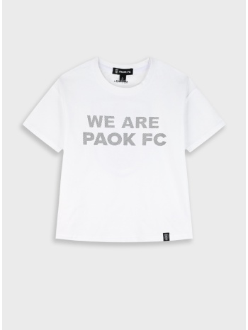 t-shirt paok fc - λευκό 400-010-5-5