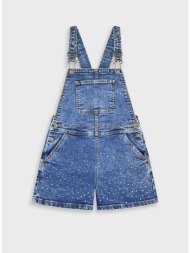 σαλοπέτα σορτς - dark blue denim 16-125211-2 - 16-125211-2-16-etwn-dark-blue-denim