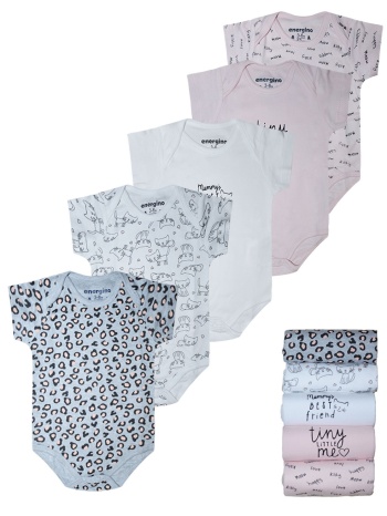 energiers φορμάκι ολόσωμο 5 τμχ κορίτσι (02-15 μηνών) 