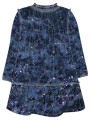 βελούδινο φόρεμα με φραμπαλά για κορίτσι. boutique collection - μαρεν 45-123374-7