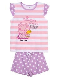 peppa pig παιδική πιτζάμα jersey για κορίτσια 142.2200008878 ροζ
