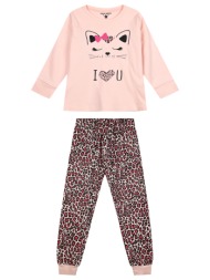 πυζάμα energiers για κορίτσι - ανοιχτο ροζ 35-123300-9