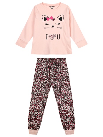 πυζάμα energiers για κορίτσι - ανοιχτο ροζ 35-123300-9