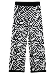 πλεκτή παντελόνα με animal print για κορίτσι - εμπριμε 16-123227-2