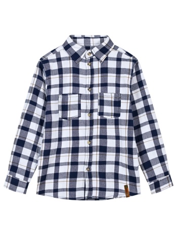 βαμβακερό καρώ πουκάμισο για αγόρι - καρρω 13-123000-4