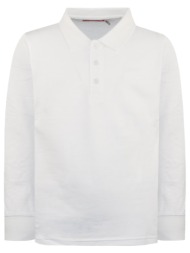 βαμβακερή, πόλο μπλούζα energiers basic line για αγόρι - λευκό 13-100951-5