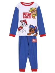 paw patrol παιδική πιτζάμα για αγόρια 142.2900000112 λευκό/μπλε