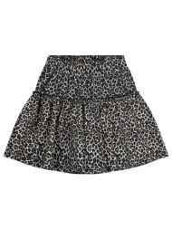 φούστα animal print λεοπάρ με σορτς για κορίτσι - εμπριμε 16-123203-3