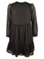 φόρεμα επίσημο με φραμπαλά για κορίτσι.boutique collection - μαυρο 46-123271-7