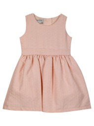 παιδικό αμάνικο ανάγλυφο φόρεμα για κορίτσι - πουδρα 45-224374-7-12-etwn-poydra