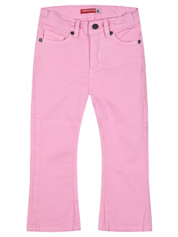 παιδικό παντελόνι με φαρδύ μπατζάκι για κορίτσι - ροζ