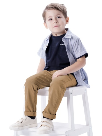 παντελόνι chino για αγόρι - μπεζ 12-224106-2-5-etwn-mpez