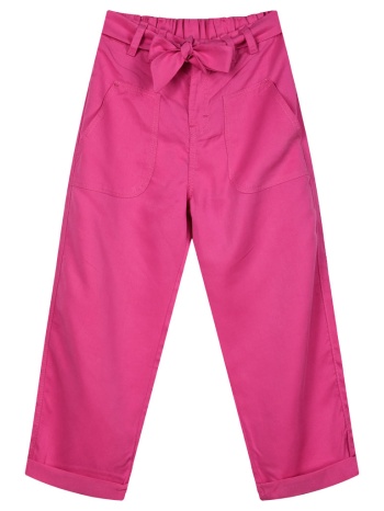 παιδικό παντελόνι με ζώνη για κορίτσι - φουξ