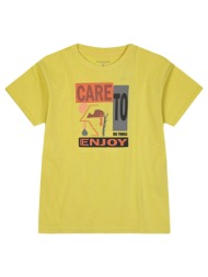 κοντομάνικη μπλούζα με τύπωμα για αγόρι - τζιντζερ 13-224036-5-14-etwn-tzintzer