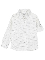 παιδικό πουκάμισο για καλό ντύσιμο για αγόρι - λευκό 43-224095-4-14-etwn-leyko
