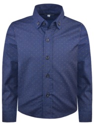 πουκάμισο μαρέν με εμπριμέ για αγόρι 42-122193-4