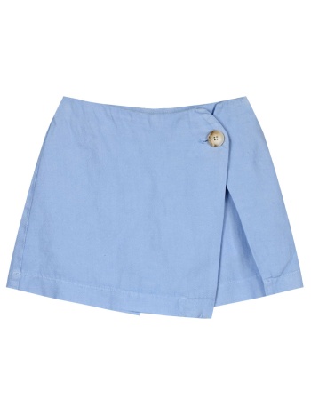 παιδική φούστα σορτς για κορίτσι - γαλαζιο