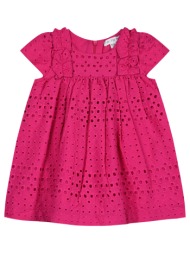 βρεφικό φόρεμα με κεντημένες λεπτομέρειες για κορίτσι (3-18 μηνών) - φουξ 14-224408-7-86-cm-foyx