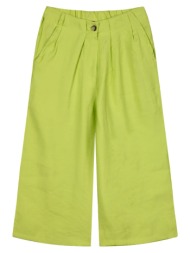 παιδική παντελόνα με πιέτες στην μέση για κορίτσι - λαχανι 16-224219-2-14-etwn-laxani