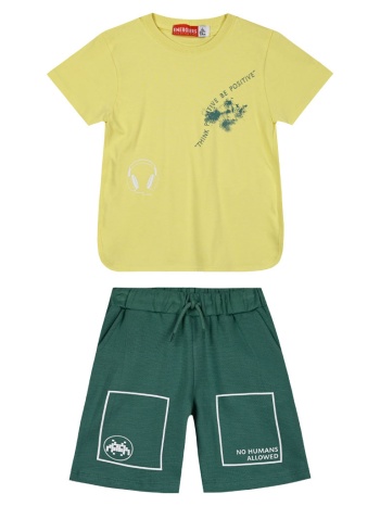 παιδικό μακό σετ 2 τεμάχια με τύπωμα στην μπλούζα και στην σε προσφορά