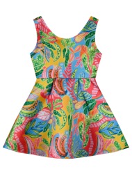 παιδικό αμάνικο εμπριμέ φόρεμα για κορίτσι 46-224278-7-14-etwn-emprime