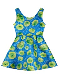 παιδικό αμάνικο εμπριμέ φόρεμα για κορίτσι - φλοραλ 46-224278-7-14-etwn-floral