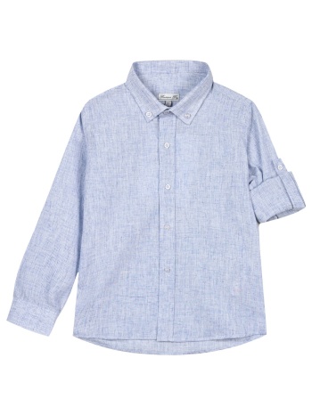 παιδικό πουκάμισο για καλό ντύσιμο για αγόρι - μπλε