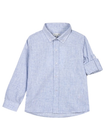 παιδικό πουκάμισο για καλό ντύσιμο για αγόρι - μπλε