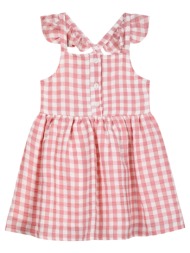 παιδικό αμάνικιο καρό φόρεμα για κορίτσι - φρεζ 15-224302-7-5-etwn-frez