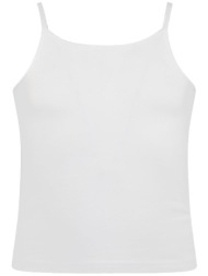 μπλούζα τιράντα basic line - λευκό 16-200000-5-5-14-etwn-leyko