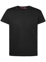 μπλούζα μονόχρωμη basic line - μαυρο 13-100952-5-14-etwn-mayro