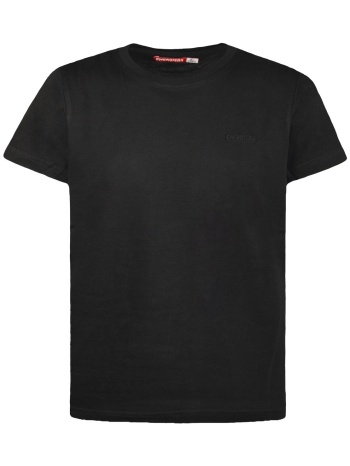 μπλούζα μονόχρωμη basic line - μαυρο