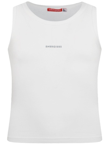 αμάνικη μπλούζα basic line - λευκό 16-100920-5-14-etwn-leyko