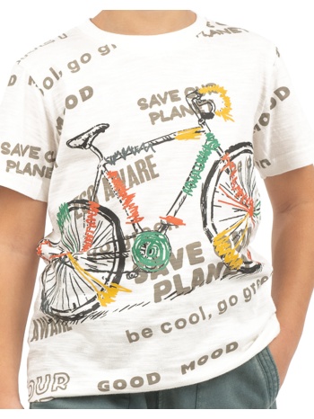 μπλούζα τύπωμα ποδήλατο - εκρού 12-223126-5-5-etwn-ekroy