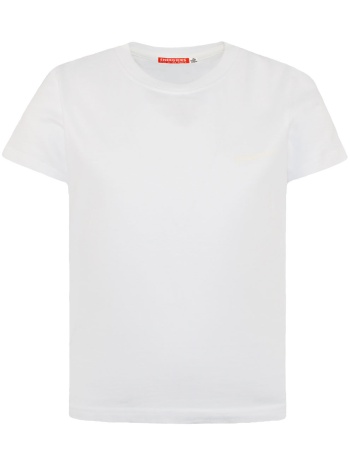 μπλούζα μονόχρωμη basic line - λευκό