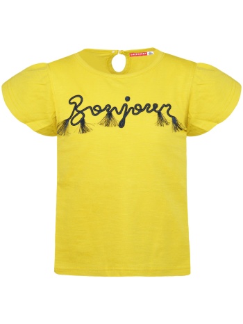μπλούζα με τύπωμα bonjour - λεμονι 15-222311-5-5-etwn-lemoni
