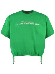 μπλούζα με κορδόνι - πράσινο 16-222272-5-14-etwn-prasino