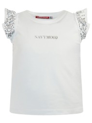 μπλούζα navymood - λευκό 15-223318-5-5-etwn-leyko