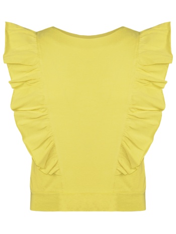 crop top με βολάν - λεμονι 16-223223-5-14-etwn-lemoni σε προσφορά