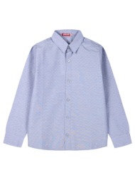 παιδικό πουκάμισο εμπριμέ για αγόρι - μπλε 12-224105-4-14-etwn-mple