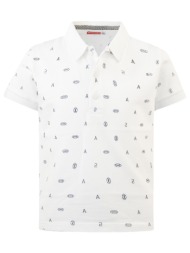 polo μπλούζα - λευκό 12-223113-5-5-etwn-leyko