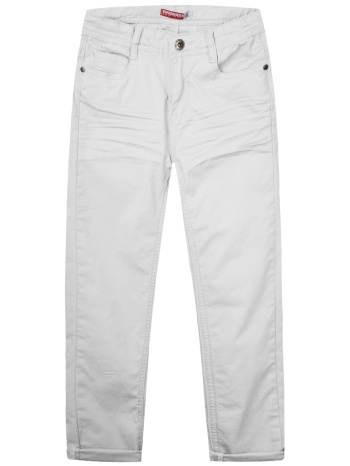 παντελόνι μονόχρωμο - λευκό 13-223008-2-16-etwn-leyko