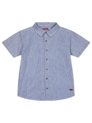 πουκάμισο κοντομάνικο για αγόρι - μπλε 12-224102-4-5-etwn-mple
