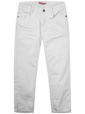 παντελόνι μονόχρωμο - λευκό 12-223108-2-5-etwn-leyko
