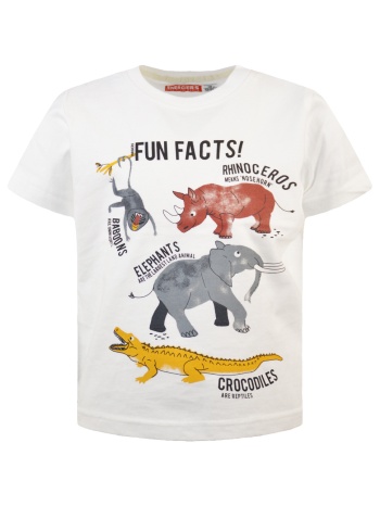 μακό μπλούζα fun facts - εκρού 12-223147-5-5-etwn-ekroy